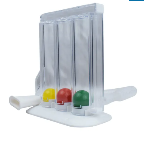 جهاز سبيروميتر (Incentive Spirometer) لتدريب الرئة
